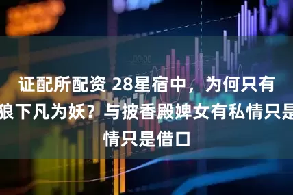 证配所配资 28星宿中，为何只有奎木狼下凡为妖？与披香殿婢女有私情只是借口
