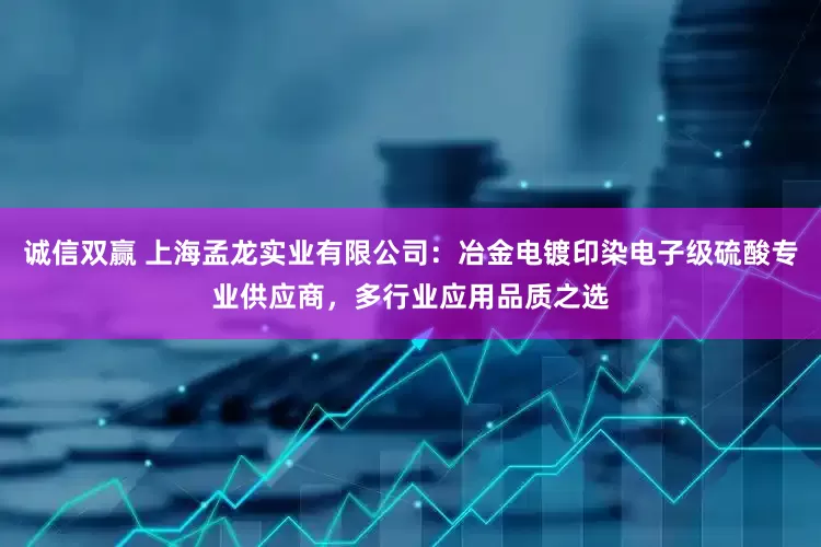 诚信双赢 上海孟龙实业有限公司：冶金电镀印染电子级硫酸专业供应商，多行业应用品质之选